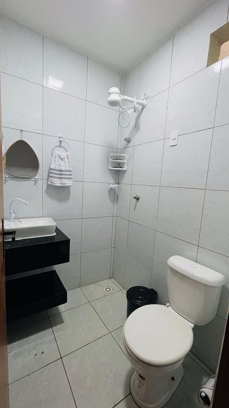 Apê Vitallino | Moderno com Ar, a 10min do Centro