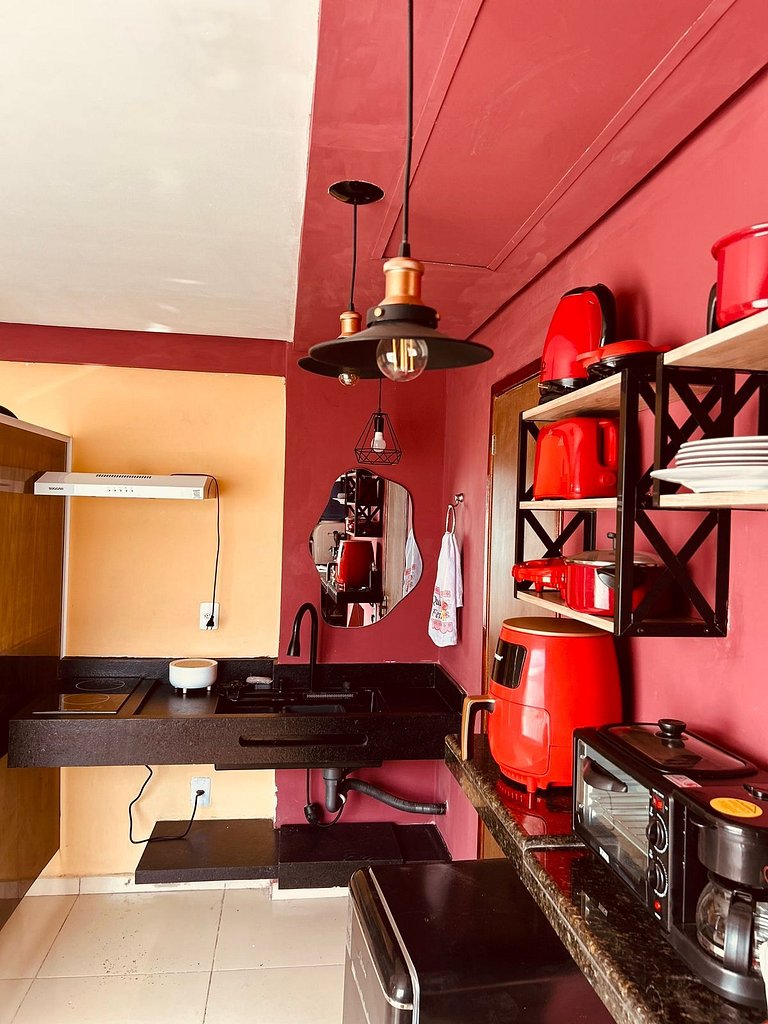 Flat Retrô - espaço completo em caruaru