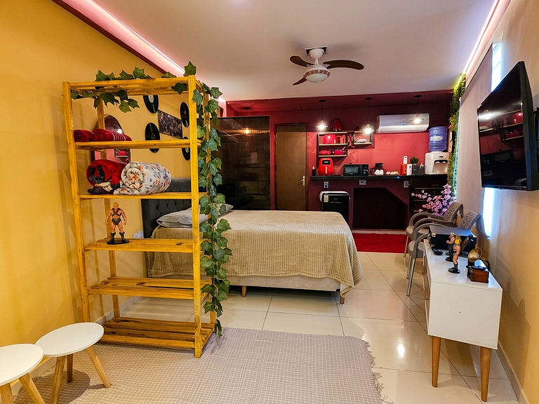 Flat Retrô - espaço completo em caruaru